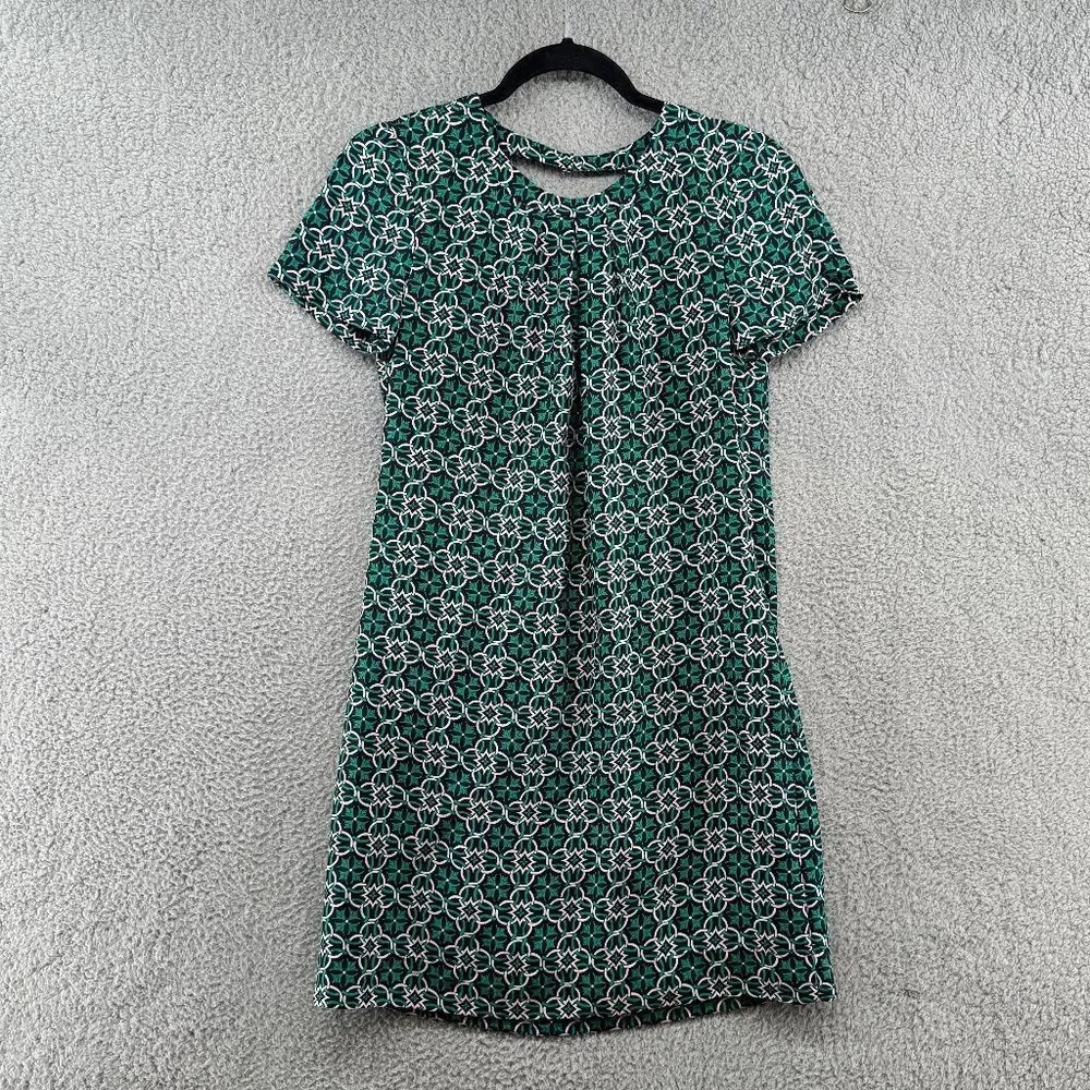 J Crew Silk Swoop Shift Dress Size 00